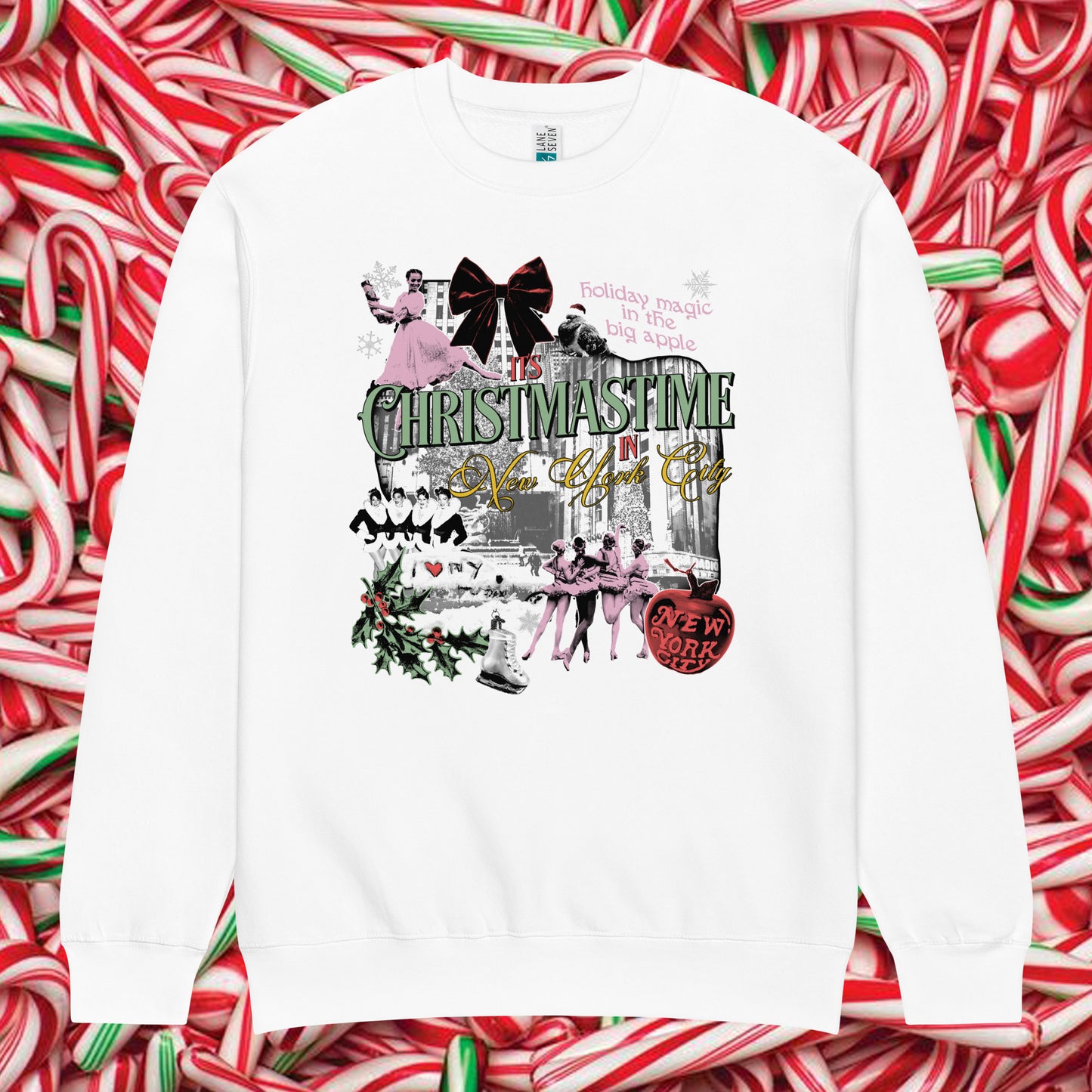 Christmas In The City Premium Crewneck