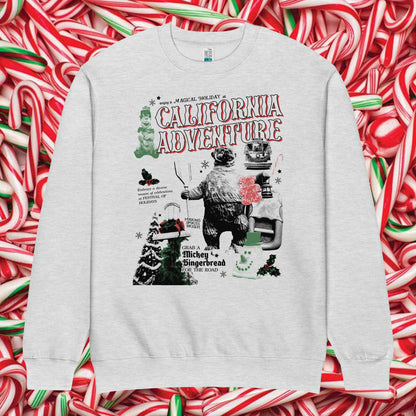 Cali Adventure Christmas Premium Crewneck