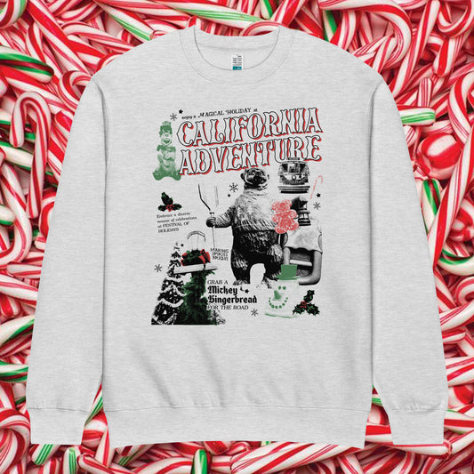 Cali Adventure Christmas Premium Crewneck