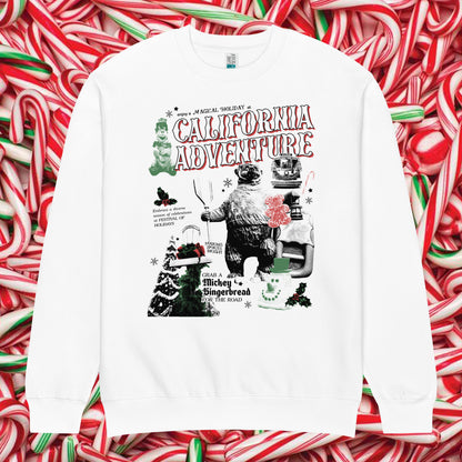 Cali Adventure Christmas Premium Crewneck