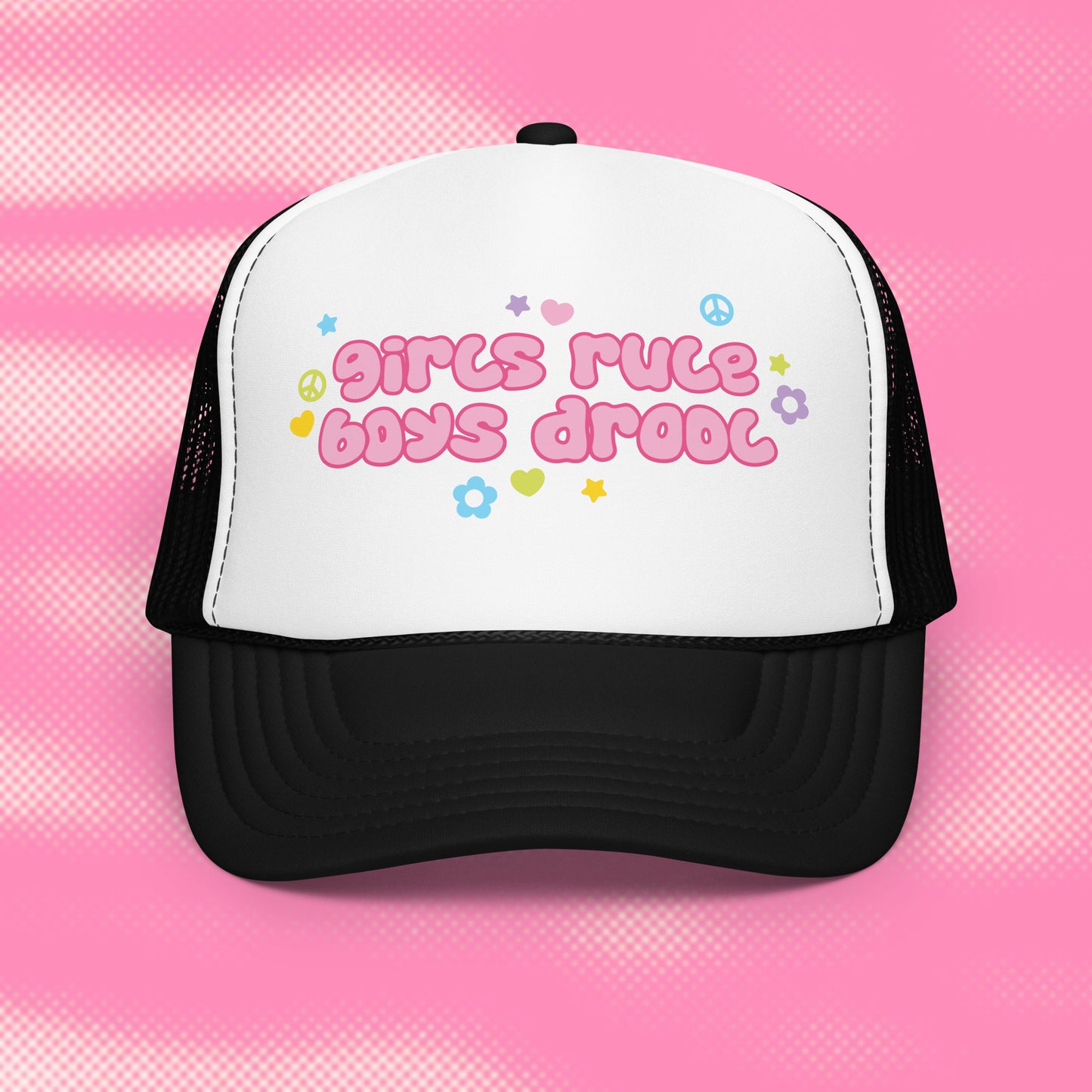Girls Rule Foam Trucker