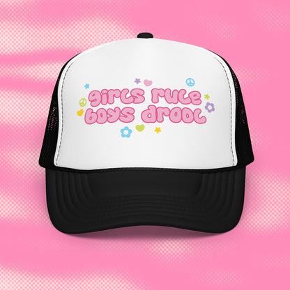 Girls Rule Foam Trucker
