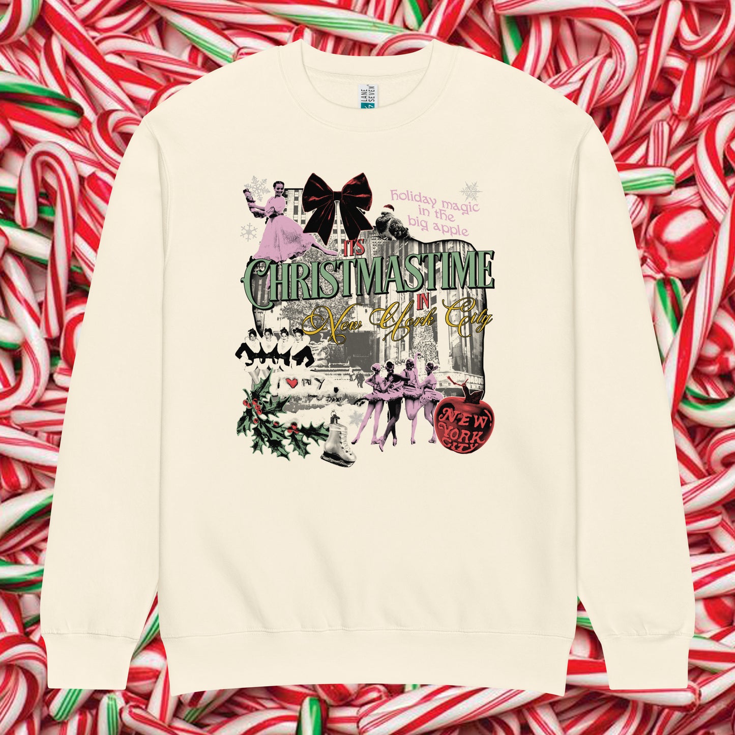 Christmas In The City Premium Crewneck