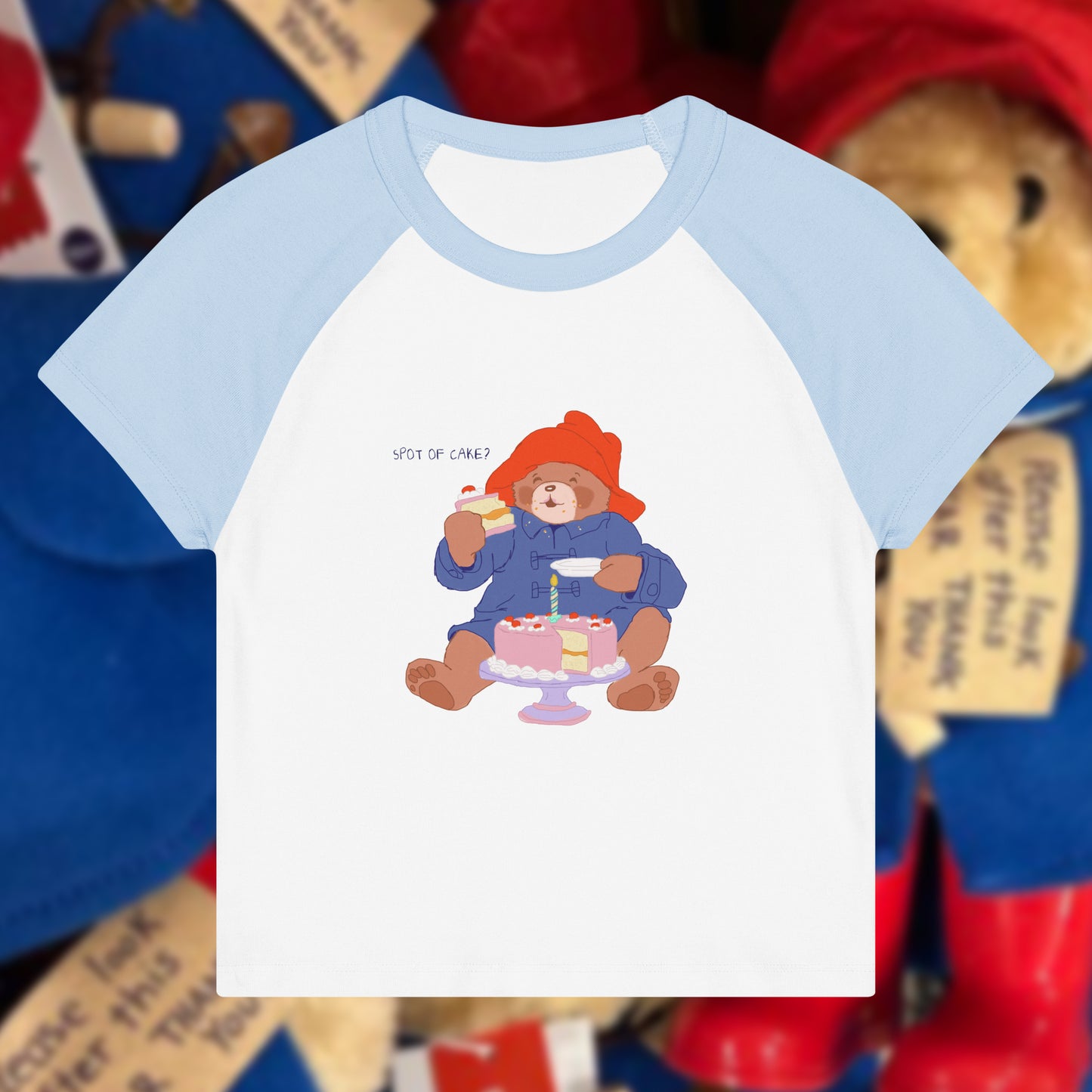 Marmalade Cake Women’s Raglan Baby Tee