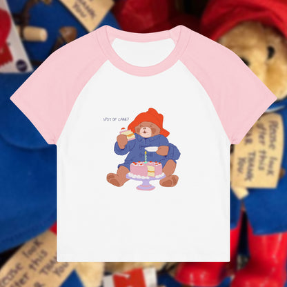 Marmalade Cake Women’s Raglan Baby Tee