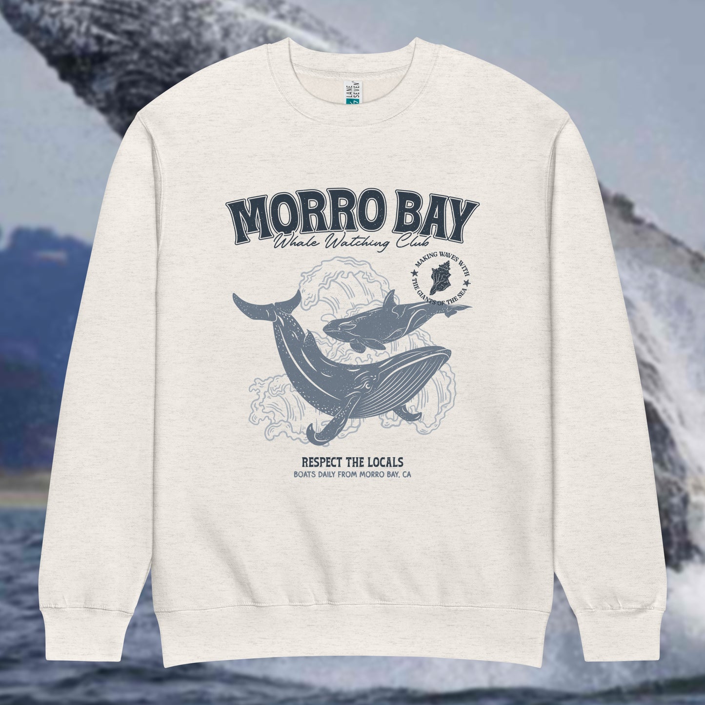 Whale Watching Premium Crewneck
