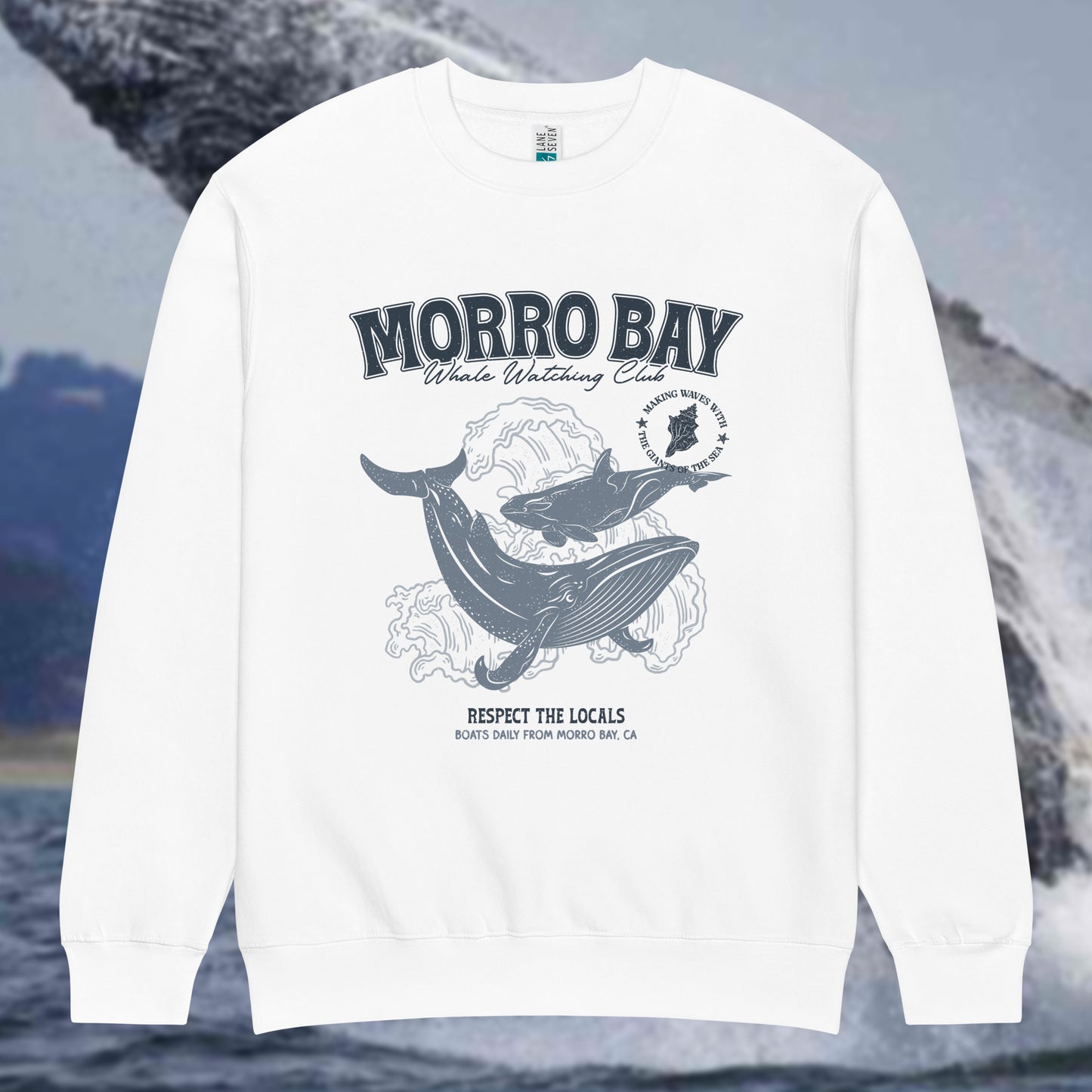 Whale Watching Premium Crewneck