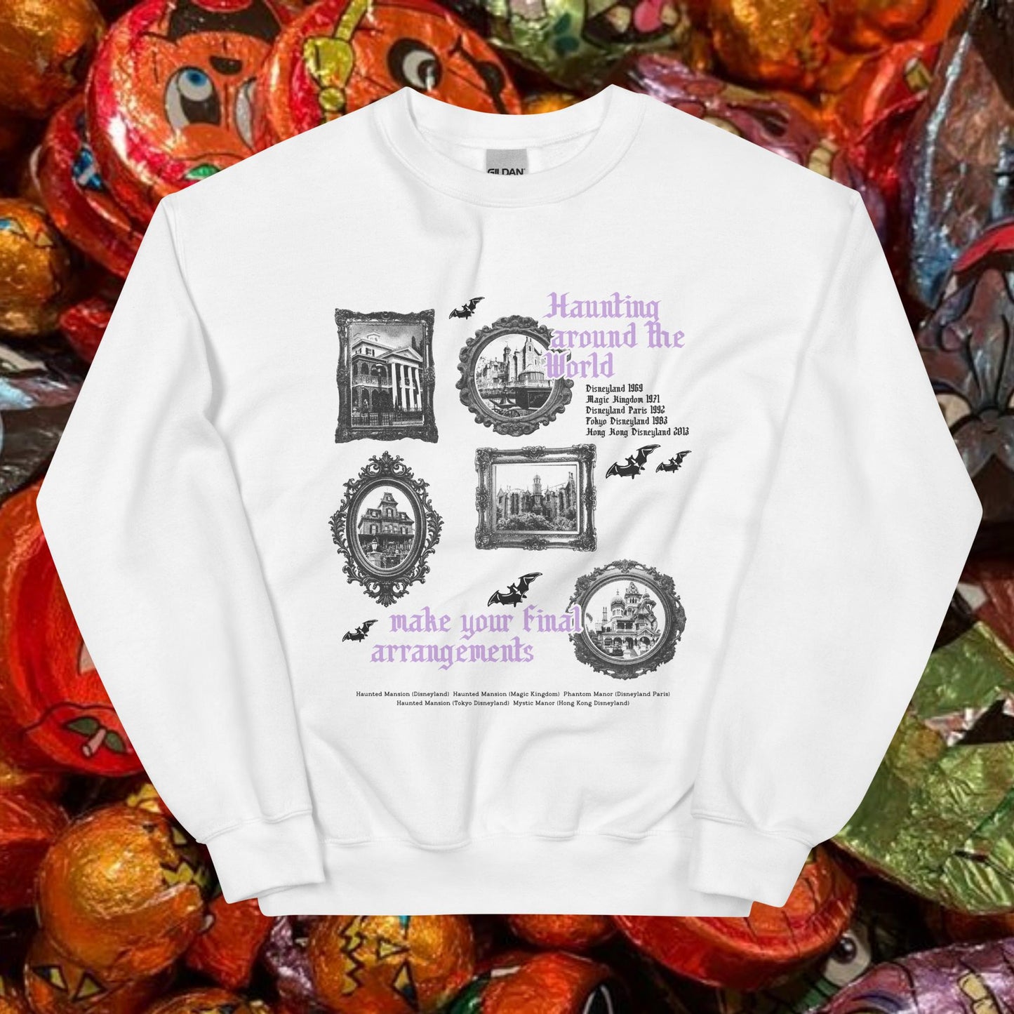 Haunt Around The World Crewneck