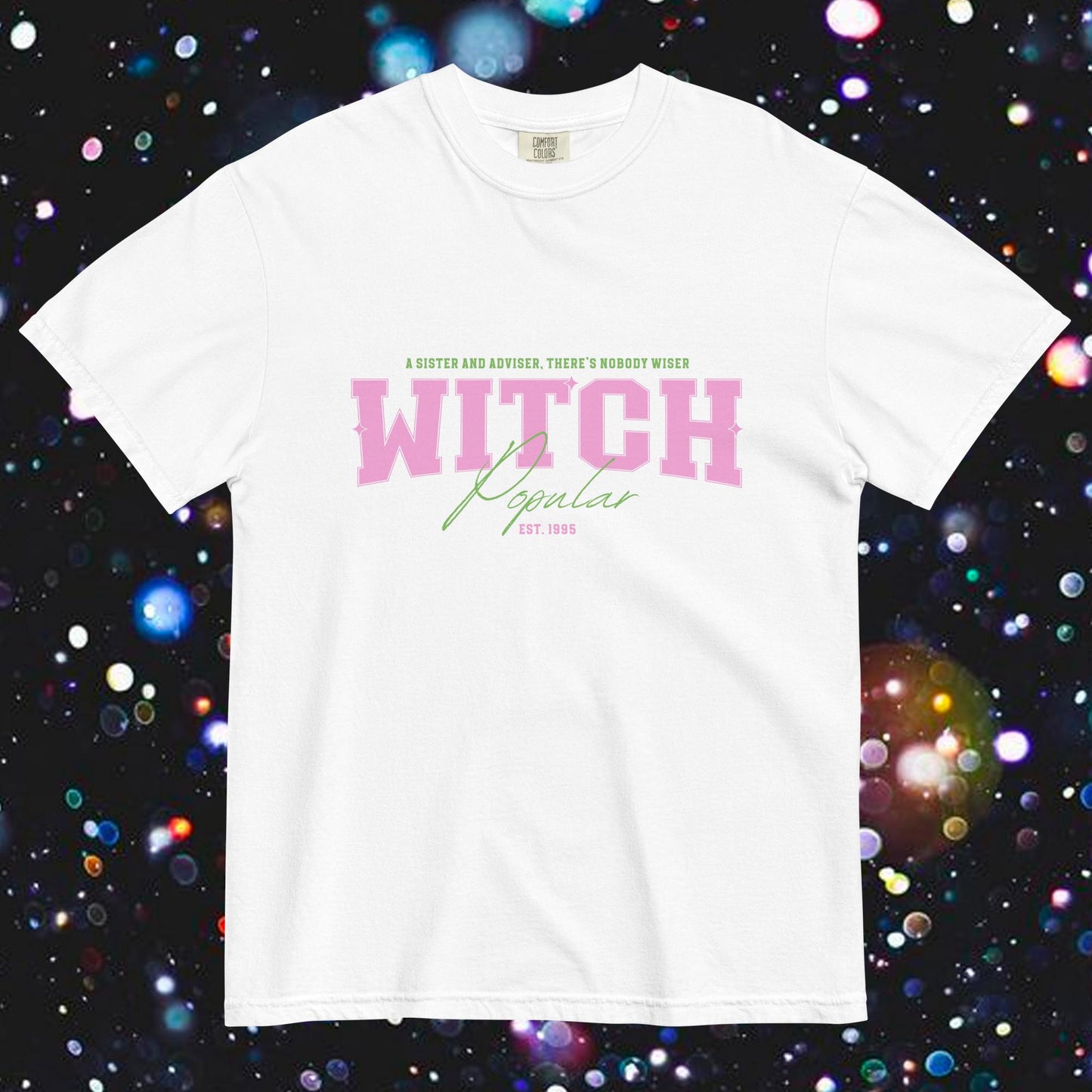 Varsity Witch Tee (Glinda's Version - Comfort Colors)